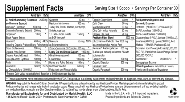 BioSpectrum GI Supplement Facts