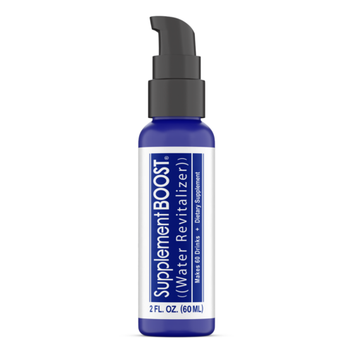 Supplement Boost Water Revitalizer - Charge your drinking water with ionic trace minerals