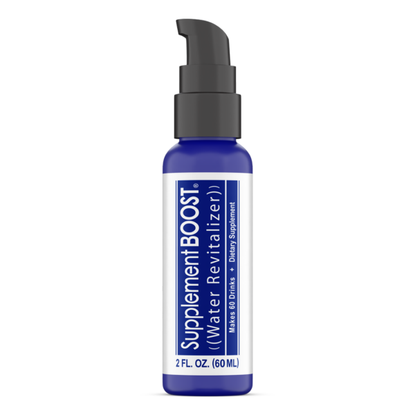 Supplement Boost Water Revitalizer - Charge your drinking water with ionic trace minerals